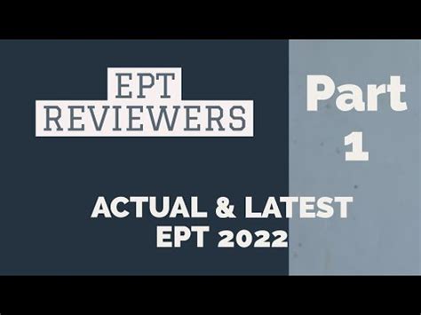 EPT REVIEWERS 2022 .